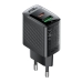 Зарядний блок живлення Type-C+USB ACEFAST A98 GaN 30 W 3 A чорний