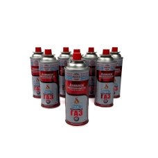 Комплект газовий балон туристичний ASMACO 220 г 390 мл -20°C+35°C ОАЕ 8 шт/уп