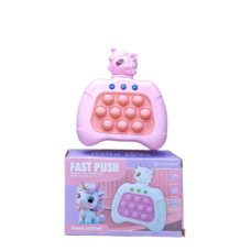 Іграшка Поп-Іт електронна приставка єдиноріг рожевий