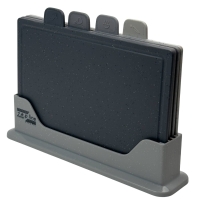 Набір обробних дошок 4 шт Zepline ZP-00220 30 х 20 см пластик сірий