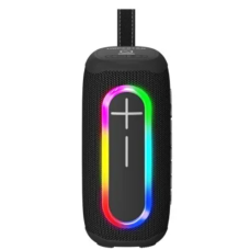 Колонка портативна Hopestar P60 Bluetooth LED чорний