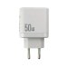 Зарядний пристрій з кабелем 2xType-C/Apple Lightning 1 м XO CE08 50 W 3 A білий