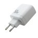 Зарядний пристрій з кабелем 2xType-C/Apple Lightning 1 м XO CE08 50 W 3 A білий