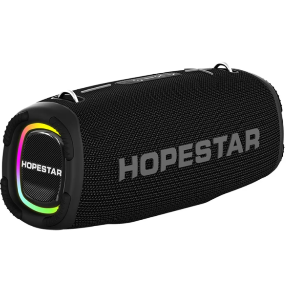 Колонка портативна Hopestar Party A6 MAX Bluetooth LED чорний