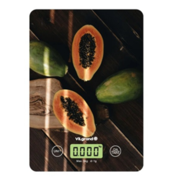 Ваги кухонні електронні до 5 кг Vilgrand VKS-527 точність 1 г чорний VLG new