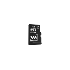 Карта пам'яті 32 GB Wibrand МicroSDНC UHS-I Сlass 10 чорний