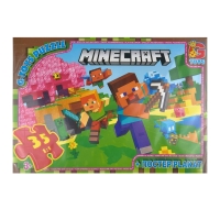 Пазли класичні 35 елементів G-Toys MC797 Minecraft з постером