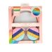 Навушники дитячі бездротові накладні POP IT Rainbow Headset 950BT FM MP3 Bluetooth рожевий