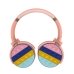 Навушники дитячі бездротові накладні POP IT Rainbow Headset 950BT FM MP3 Bluetooth рожевий
