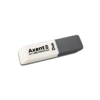 Гумка для затирання Axent 1185 Duo 55 мм білий з сірим