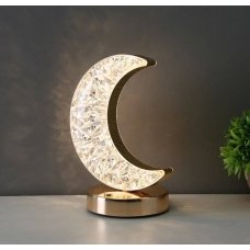 / Настільна лампа з кристалами та діамантами Creatice Table Lamp місяць new