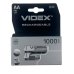 Акумулятор пальчиковий АА VIDEX R6 1000 mAh нікель-металогідридний