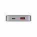 Універсальна мобільна батарея 10000 mAh A77 MagSafe 22.5 W повербанк з дисплеєм сріблястий