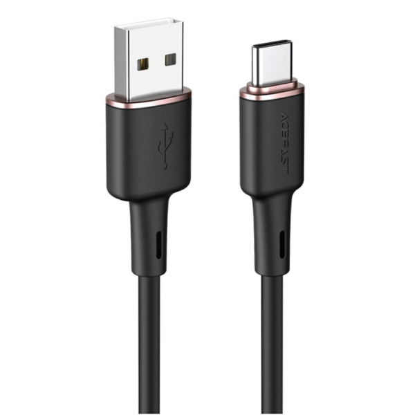 Кабель USB/Type-C 1.2 м ACEFAST С2-04 3 А чорний