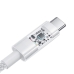 Кабель USB/Type-C 2 м Baseus Gem 100 Вт білий Кабель USB/Type-C 2 м Baseus Gem 100 Вт білий