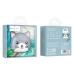 Навушники бездротові вкладки Hoco EW46 Mysterious Cat Bluetooth сірий