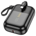 Універсальна мобільна батарея 10000 mAh Hoco Q20 Fountain 22.5 W повербанк з дисплеєм чорний