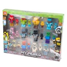 Ігровий набір 24в1 Minecraft My World 25001 з аксесуарами