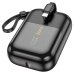 Універсальна мобільна батарея 10000 mAh Hoco Q20 Fountain 22.5 W повербанк з дисплеєм чорний