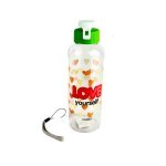 Пляшка для води XH-29 Love Yourself 700 мл зелений