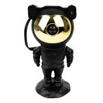 Нічник-проектор Астронавт MAG-829 USB з пультом і таймером 22 см чорний