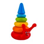 Іграшкова пірамідка Равлик Technok Toys 5255 пластик 4 кільця 20 см різнобарвний