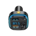 FM-трансмітер модулятор XO BCC08 LED Bluetooth USB з дисплеєм чорний