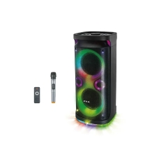 Колонка портативна ZXX 8850 Bluetooth LED FM з мікрофоном чорний