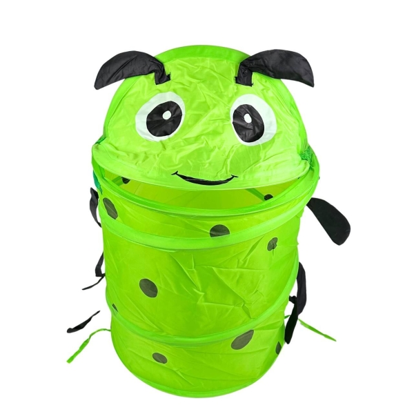 Кошик для іграшок 70 х 42 см Гусінь Technok Toys 0282 зелений Кошик для іграшок 70 х 42 см Гусінь Technok Toys 0282 зелений