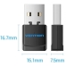 Адаптер Wi-Fi Vention Dual Band Adapter 2.4G/5G USB чорний