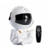 Нічник-проектор Астронавт з гітарою MINI Farraray Обертання на 360 з пультом 12.5 см білий