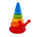Іграшкова пірамідка Равлик Technok Toys 5255 пластик 4 кільця 20 см різнобарвний