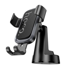 Автотримач для телефона HOCO H81 Vista Gravity Car holder (center console) Black Metal Gray new