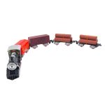 Залізниця з колією Train Classical звукові та світлові ефекти 110 см різнобарвний