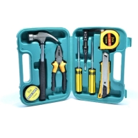 / Набор инструментов для дома или гаража молоток, отвертки, пассатижи,¶рулетка, нож, в кейсе 9 в 1