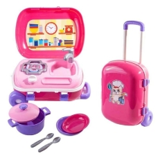 / Кухня Technok Toys 606 у валізі, з набором посуду