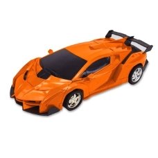 Машинка-трансформер на радіокеруванні 22.5 см Lamborgini Robot помаранчевий з чорним