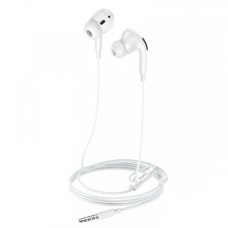 Навушники HOCO M101 Pro Crystal sound wire-controlled earphones with microphone White new