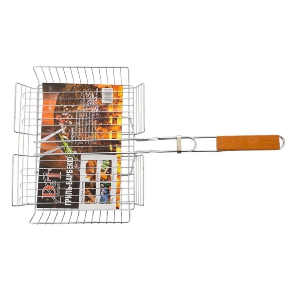 Решітка-гриль D&T Smart DT-4501 середня 32 х 27 х 5 см нержавіюча сталь