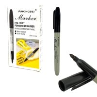 Маркер перманентний чорний Hongbei 95000 Permanent 1 мм