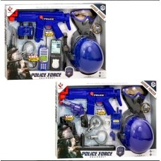 / Набір поліцейського Р015А автомат, каска, маска, рація, бат