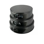 Набір форм для випікання 3 шт Empire 9845 антипригарне покриття кругла чорний