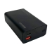 Універсальна мобільна батарея 20000 mAh ESSAGER EDY65-LD01-Z для ноутбука 65 W повербанк з дисплеєм чорний