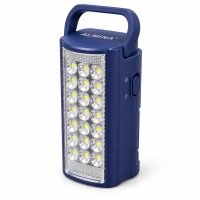 Ліхтар ручний акумуляторний Almina 2606L з ручкою та кріпленням синій