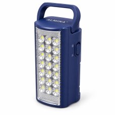 Ліхтар ручний акумуляторний Almina 2606L з ручкою та кріпленням синій