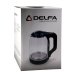 Електрочайник Delfa DK2650X скло 1.8 л чорний Електрочайник Delfa DK2650X скло 1.8 л чорний