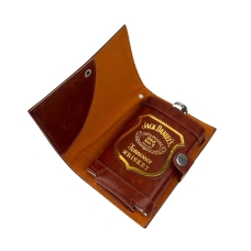 Фляга 270 мл Jack Daniels у барсетці коричневий