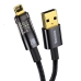 Кабель USB/Apple Lightning 2 м Baseus Explorer Auto Power-Off 2.4 А чорний
