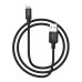 Кабель USB/Apple Lightning 2 м Hoco X14 2.4 А чорний