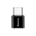 Перехідник microUSB F/Type-C M Baseus чорний
